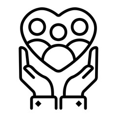 Obraz premium together icon