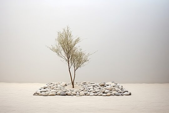 Minimalist Desert Landscape Designs: Gravel Textures, Low Walls, and Beauty of Simplicity