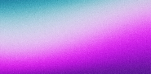 Vibrant purple blue white color gradient grainy background noise texture effect large banner design