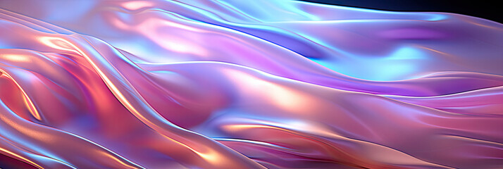 smooth, flowing silk fabric with rich colors cascading in gentle waves and ripples