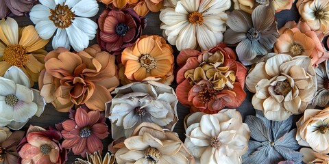 collection of dried flowers