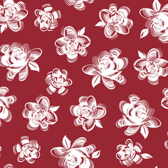 Cute floral pattern perfect for textile design,