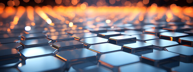 Obraz premium Elegant 3D Design, A Geometric Abstract Background