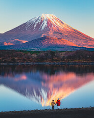 mountain in spring