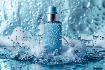 Facial kojic acid skin care cream. Skincare treatment products: beauty lotion, skincare empty gel, oil, pipette with disposable dispenser serum and tube jar pot