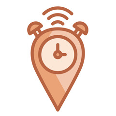 Travel Clock Icon