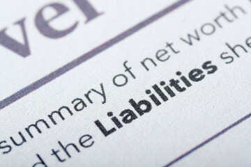 Liabilities are financial obligations or debts that a person or entity owes to others