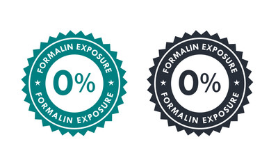 Formalin exposure design logo template illustration