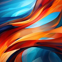 Abstract art background wallpaper. Watercolor vibrant graphic pattern. Generative Ai