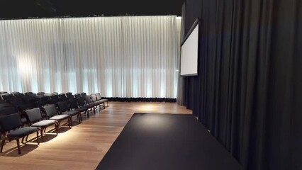 Modern Contemporary layout meeting banquet room and 3d planner