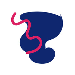 Abstract shapes vector decor