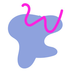 Abstract shapes vector decor