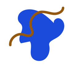 Abstract shapes vector decor