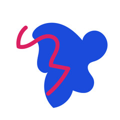 Abstract shapes vector decor