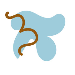 Abstract shapes vector decor