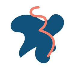 Abstract shapes vector decor