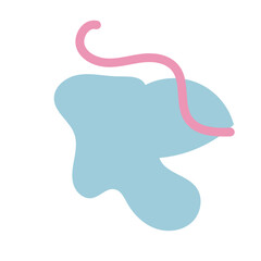 Abstract shapes vector decor