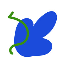 Abstract shapes vector decor