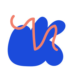 Abstract shapes vector decor