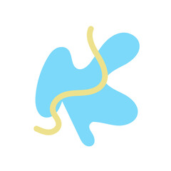 Abstract shapes vector decor