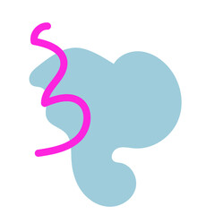 Abstract shapes vector decor