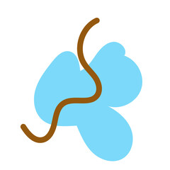 Abstract shapes vector decor