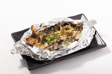 舞茸のバターチーズ　ホイル焼き