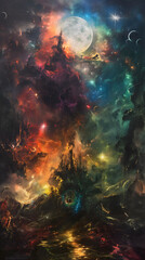Obraz na płótnie Canvas Cosmic Dreamscape
