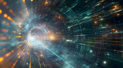 Digital Data Tunnel in Cyberspace