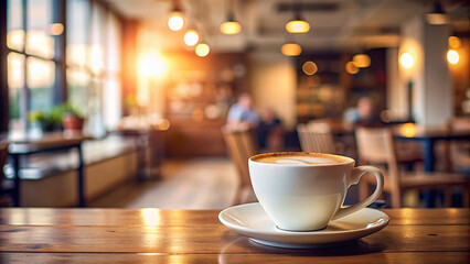 Fototapeta premium Cup of Coffee in Café 