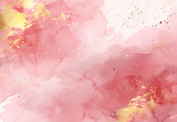 春ピンクと金の和風背景テクスチャ - obrazy, fototapety, plakaty