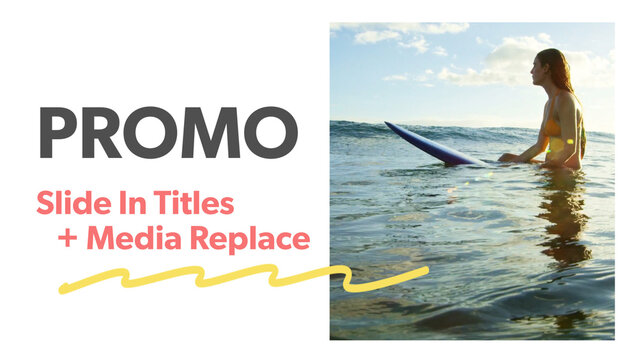 Slide In Titles With Media And Squiggles