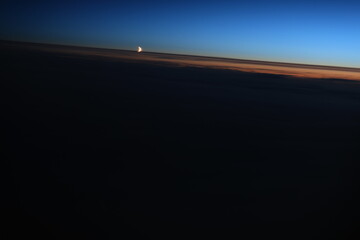 half-moon on horizon blue syk