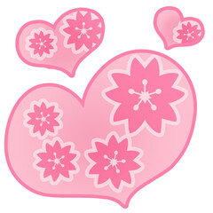 005 桜のハート(Cherry blossoms / Heart)