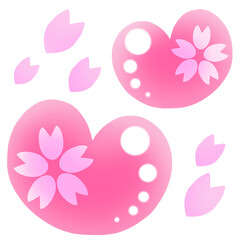 011 桜のハート(Cherry blossoms / Heart)