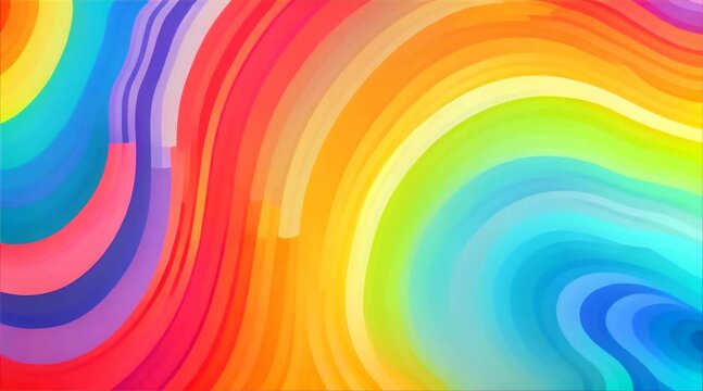 A dynamic and colorful abstract background with swirling rainbow patterns, representing diversity and creativity.
