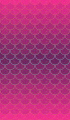 Mermaid / Fish Scales Pattern © Soksan Ink