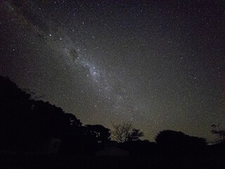 Fototapeta na wymiar Milky way, night sky with stars