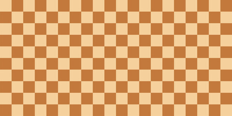 Checkered pattern background. yellow and brown. Geometric ethnic pattern seamless. seamless pattern. Design for fabric, curtain, background, carpet, wallpaper, clothing, wrapping, Batik, fabric