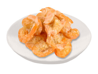 干しエビ（皿付き）