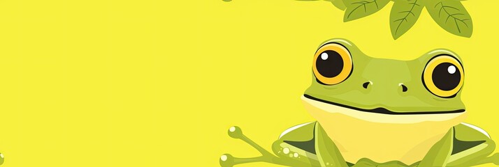 cute frog background