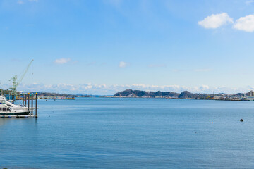 Obraz premium 宮城 塩釜港 