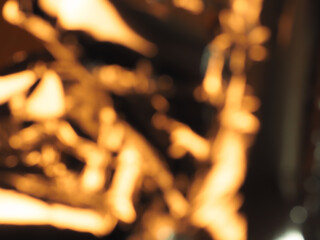 Blurred golden light for an abstract luxury background. 