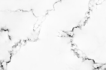 White marble texture with natural pattern for background or design art work.