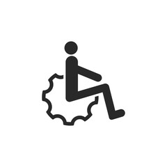 Disability icon vector
