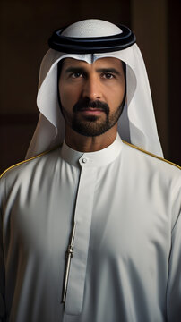 Portrait Of HH Sheikh Hamdan Bin Mohammed Bin Rashid Al Maktoum: The Fusion Of Tradition And Modern Leadership