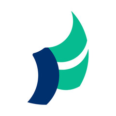 alphabet f logo wing icon vector illustration eps