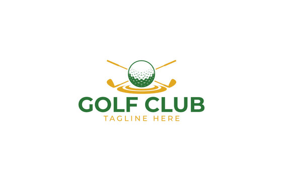 Golf Club logo design template