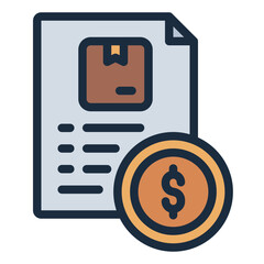 Cost expense icon