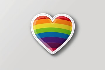 LGBTQ Sticker cogitative design. Rainbow tender sticker motive trendy diversity Flag illustration. Colored lgbt parade demonstration transgenderflux. Gender speech and rights collage